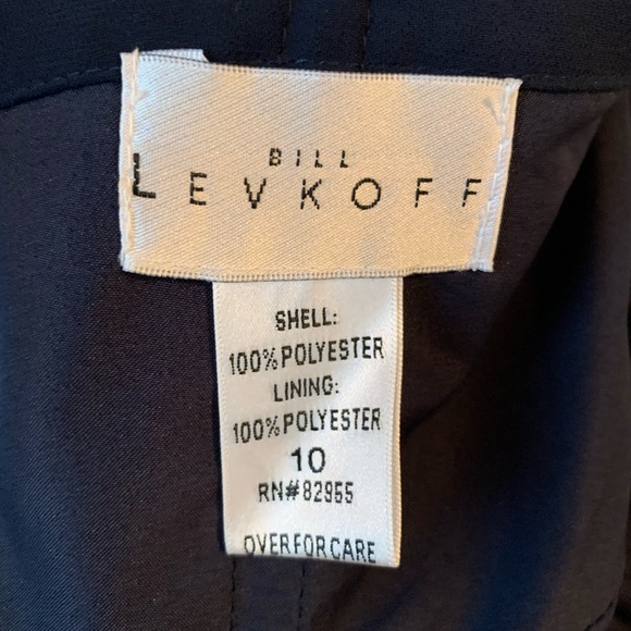 Bill Levkoff Navy Strapless Bridesmaid Dress Style #1121 - Picture 5 of 5